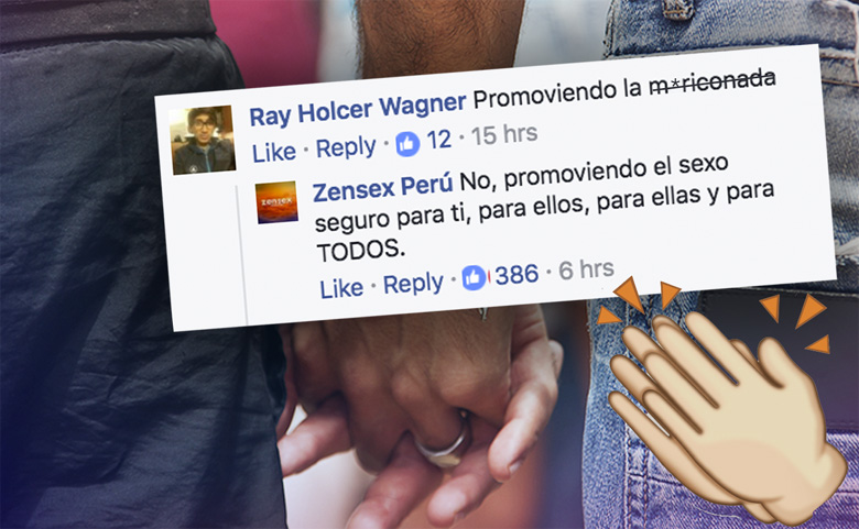 Marca peruana de condones lanza publicidad con pareja gay y así le contesta a los homofóbicos